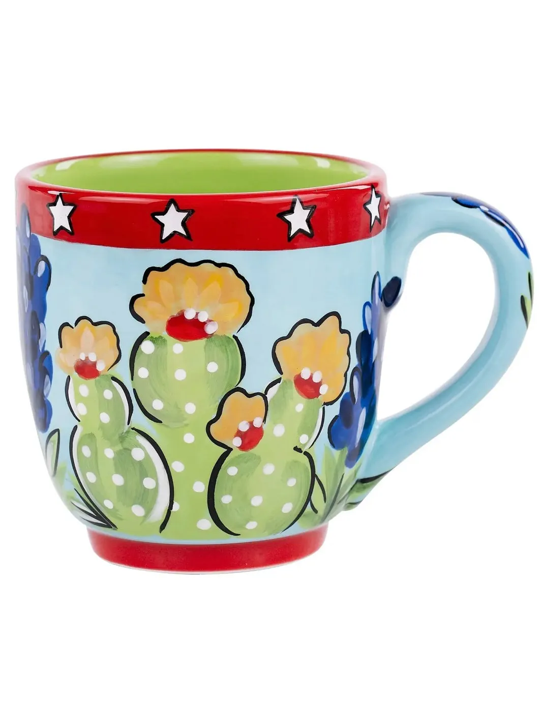 Texas Wildflower Cactus Mug by Glory Haus