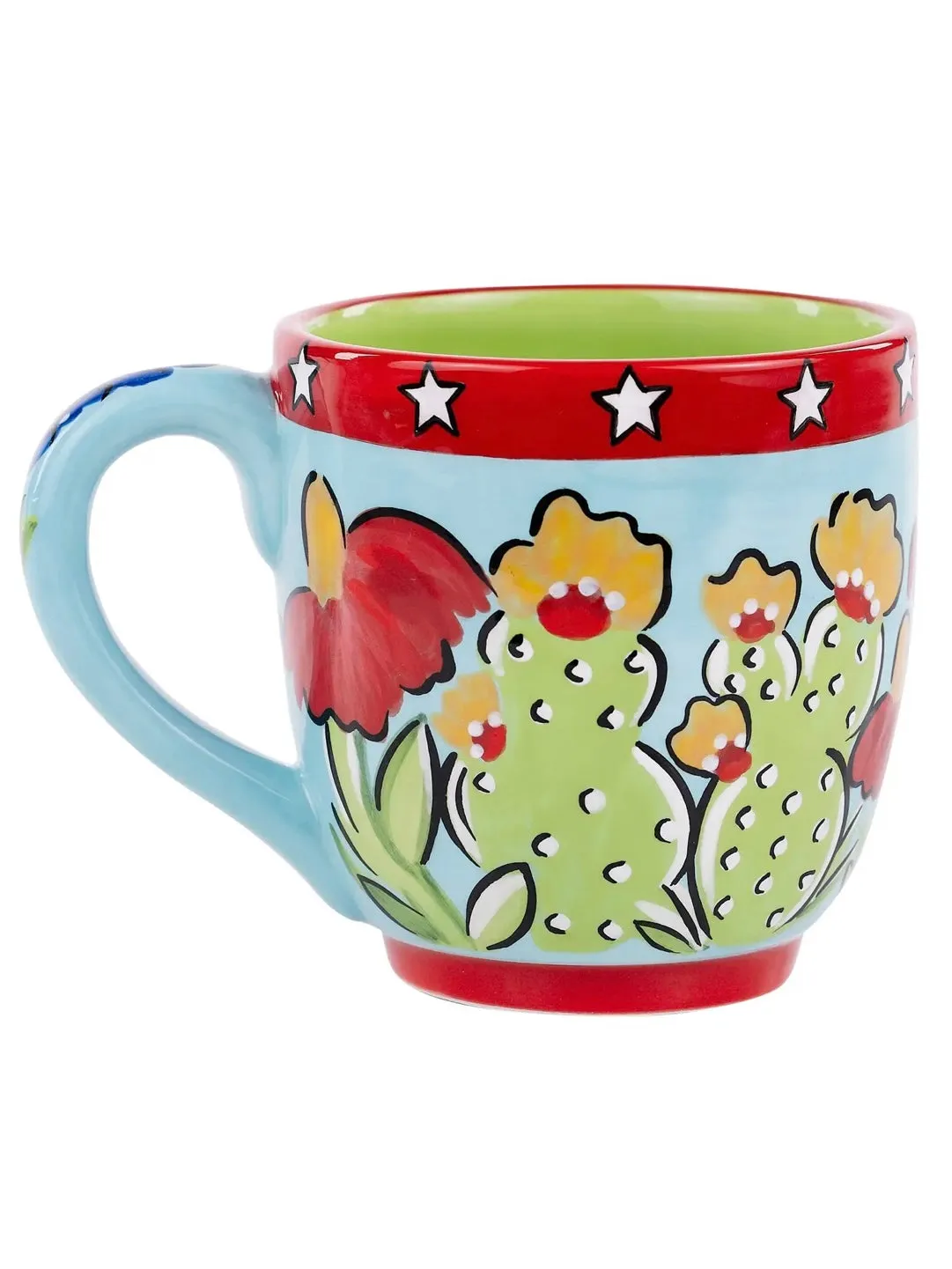 Texas Wildflower Cactus Mug by Glory Haus