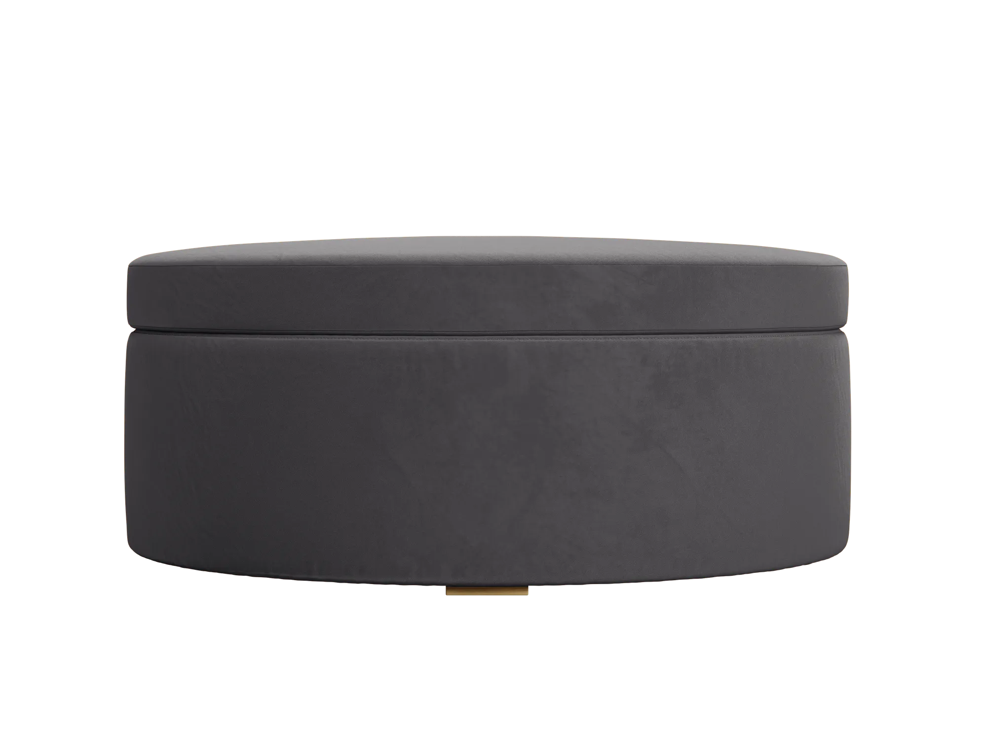 The Evergreen Storage Ottoman in Recycled Velvet