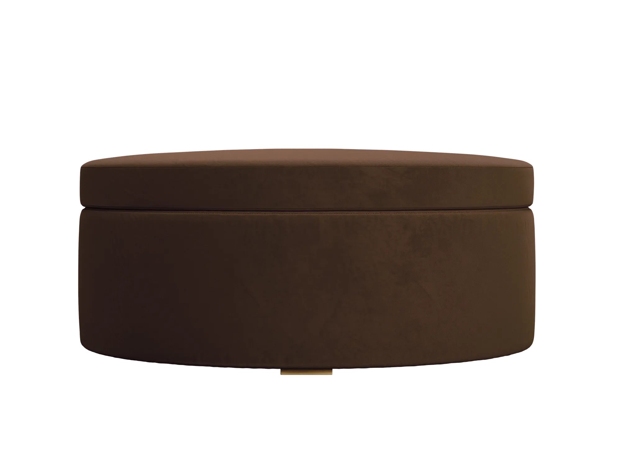 The Evergreen Storage Ottoman in Recycled Velvet