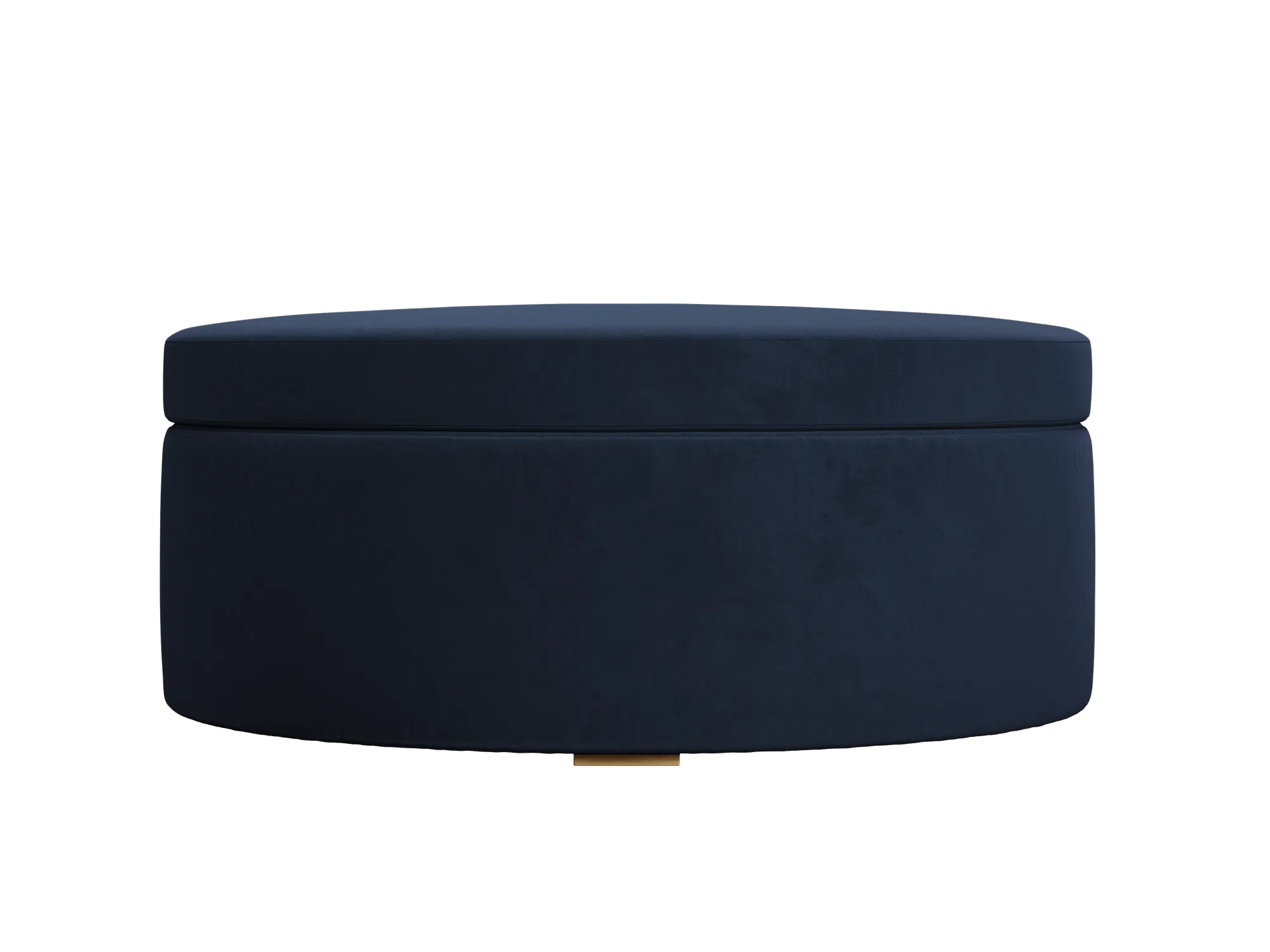 The Evergreen Storage Ottoman in Recycled Velvet