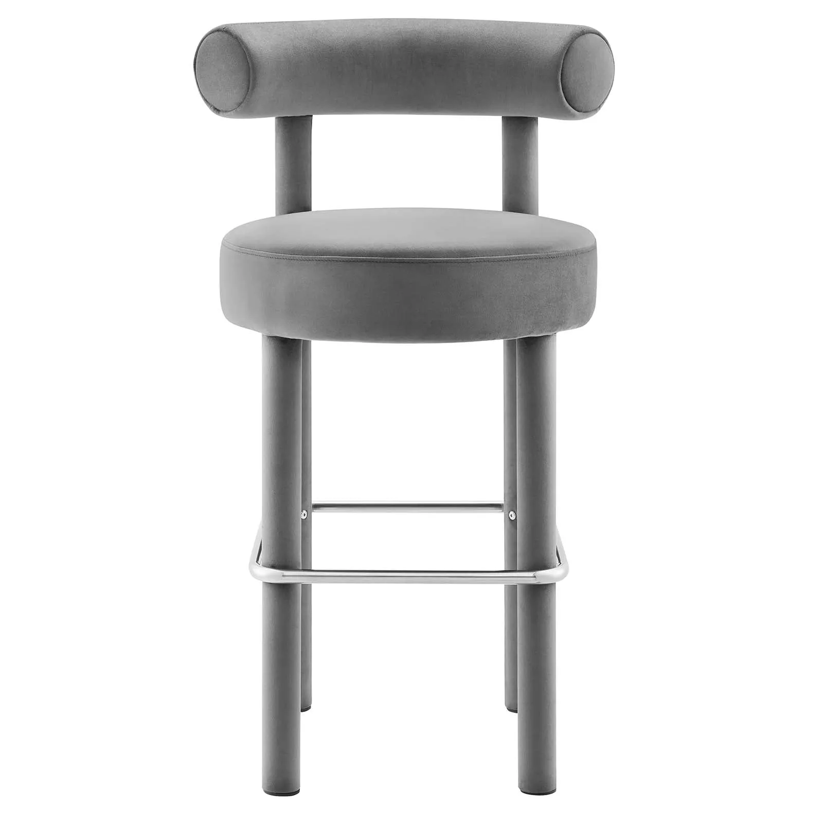 Toulouse Performance Velvet Bar Stool - Set of 2