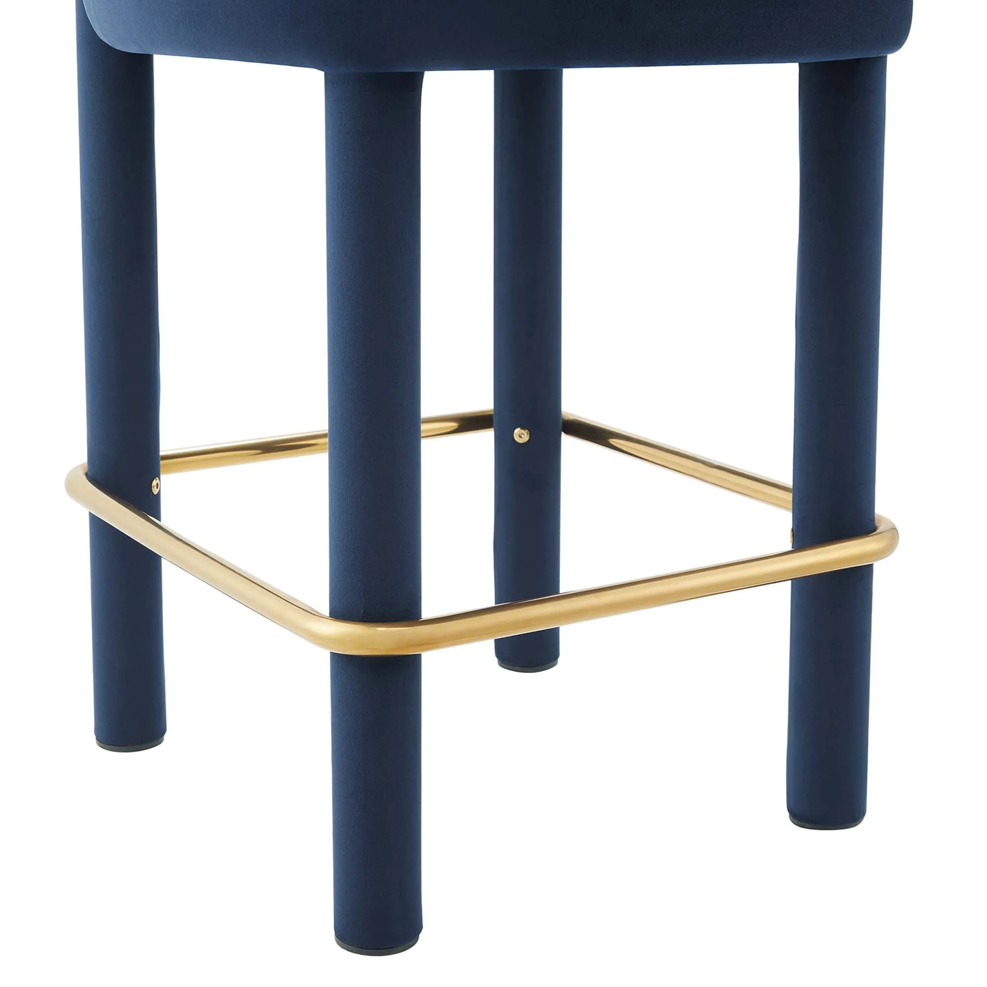 Toulouse Performance Velvet Counter Stool - Set of 2 by Modway