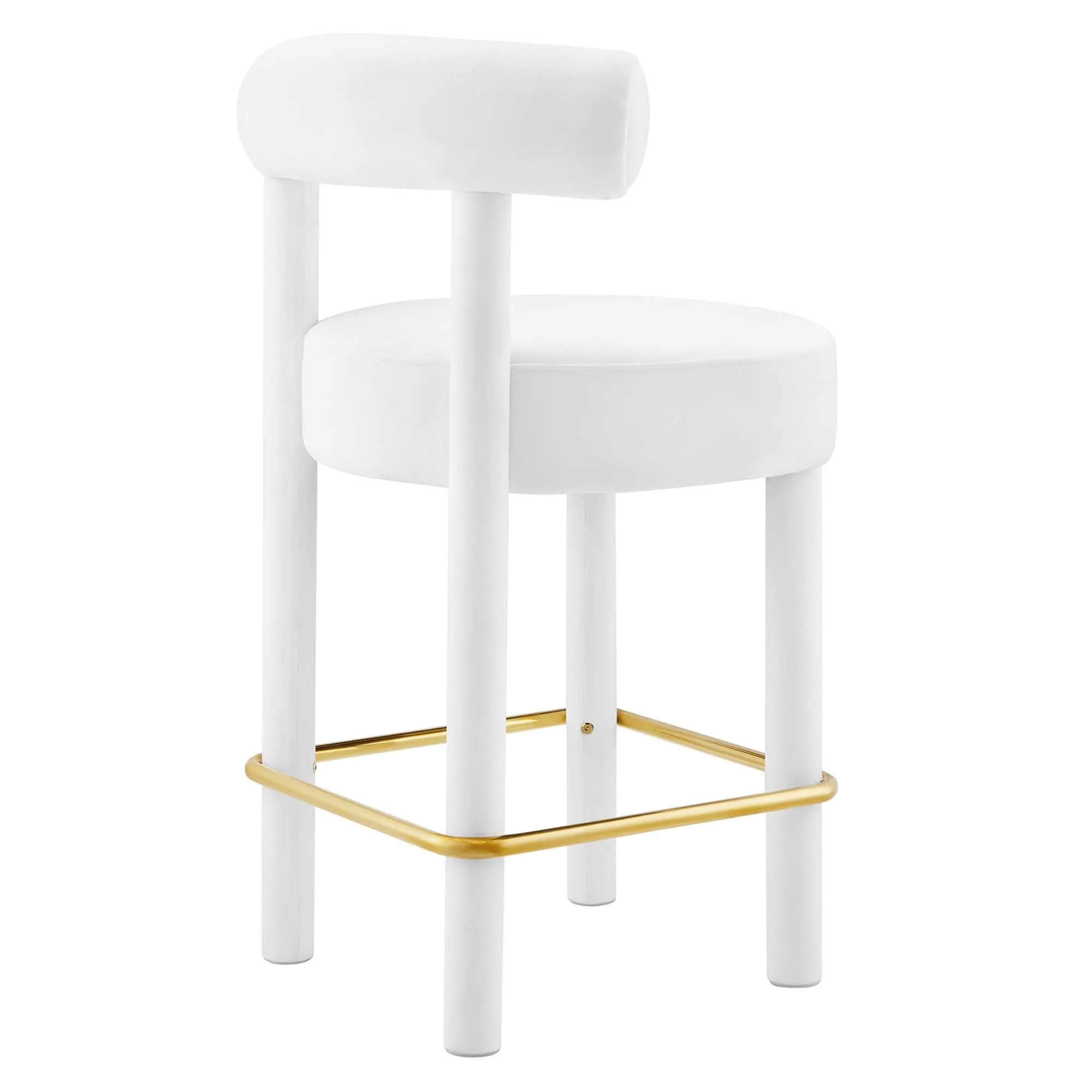 Toulouse Performance Velvet Counter Stool - Set of 2 by Modway