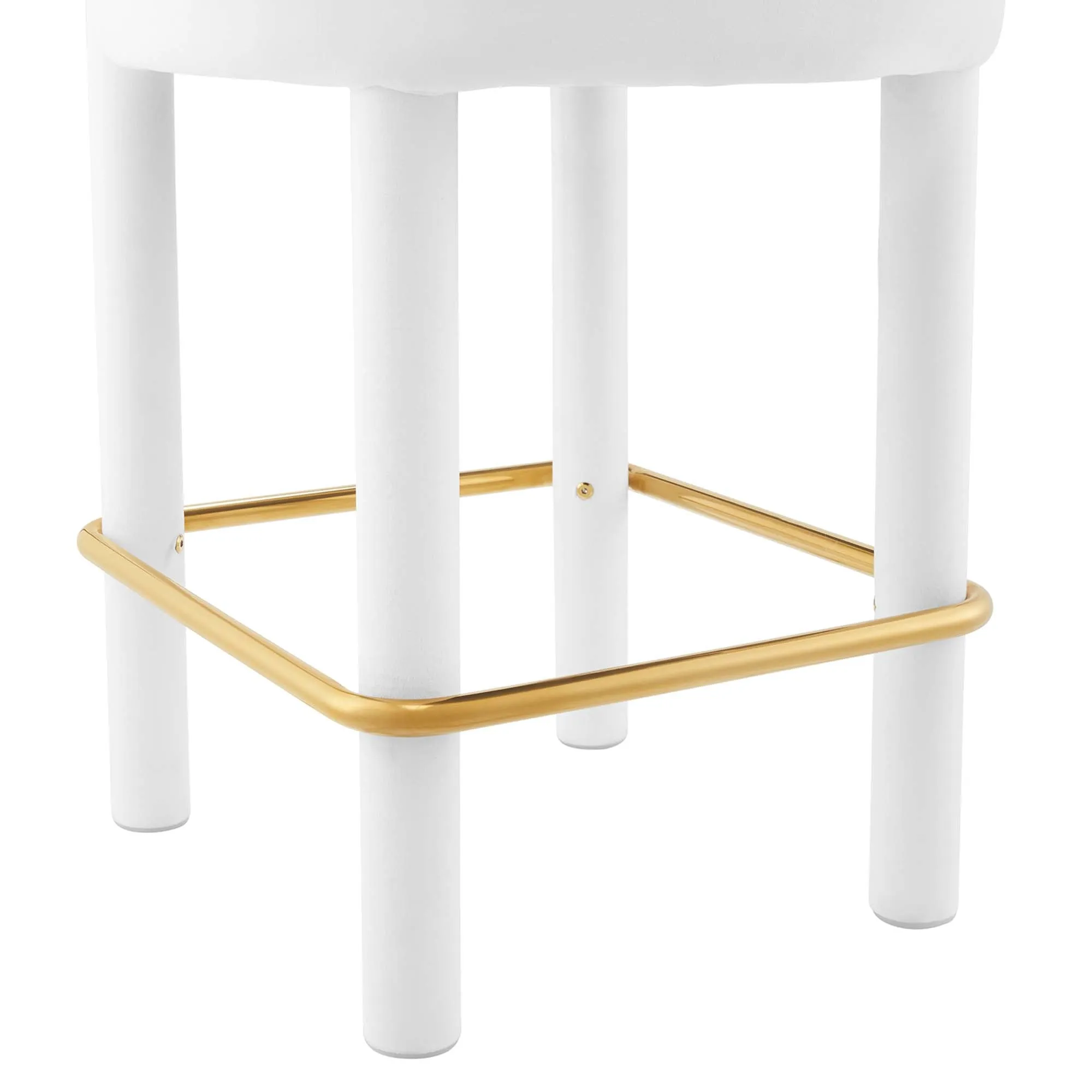 Toulouse Performance Velvet Counter Stool - Set of 2 by Modway