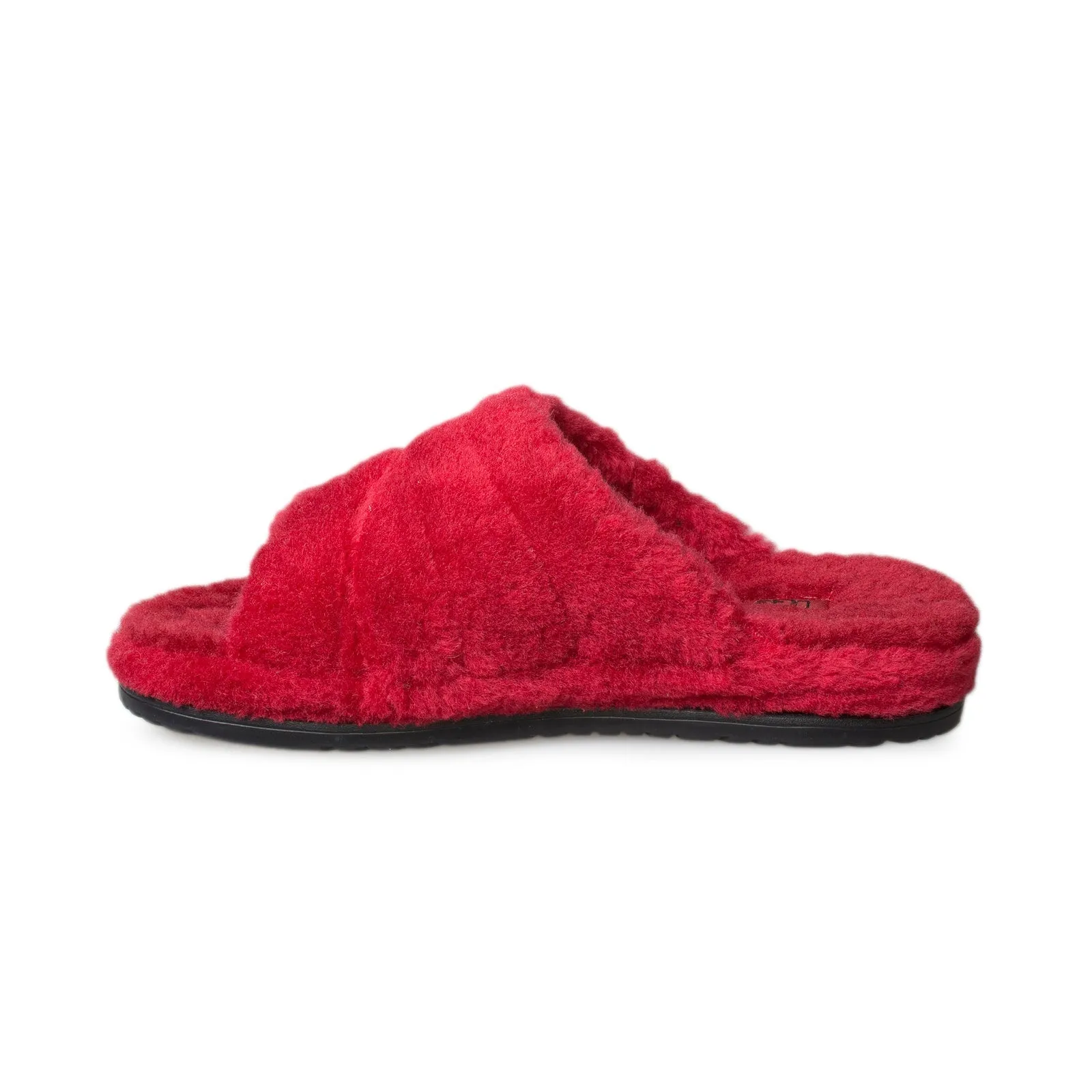 UGG Fluff You Samba Red Slippers - Men's