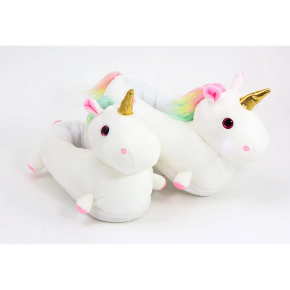 Unicorn Light Up Slippers Adult