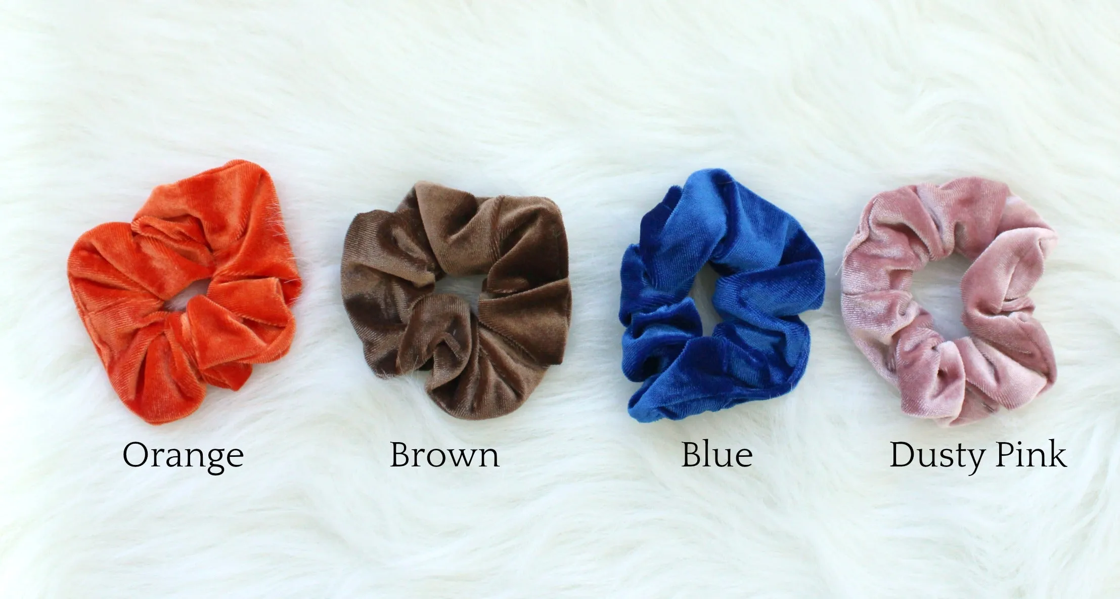 Velvet Hair Scrunchies