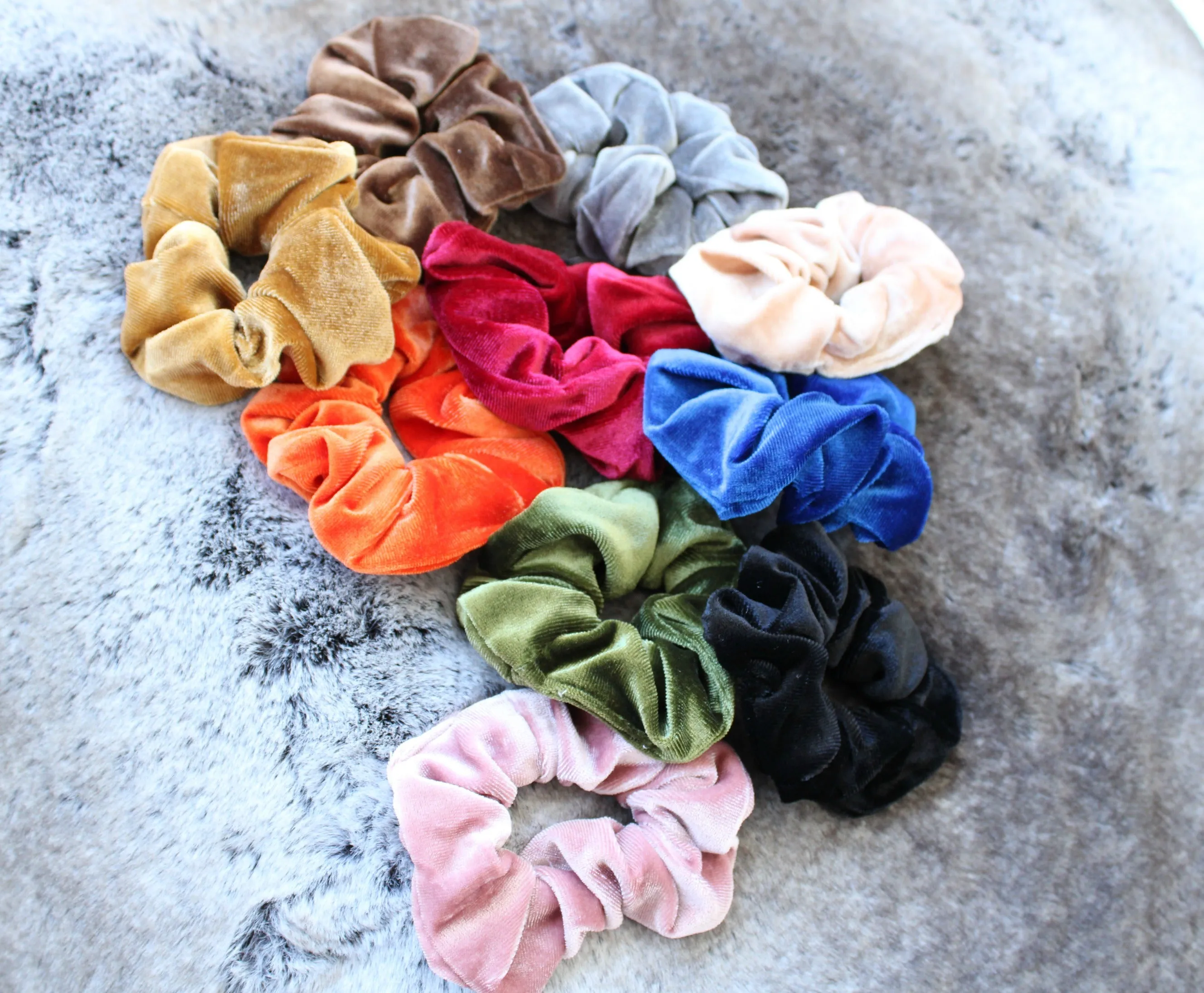 Velvet Hair Scrunchies