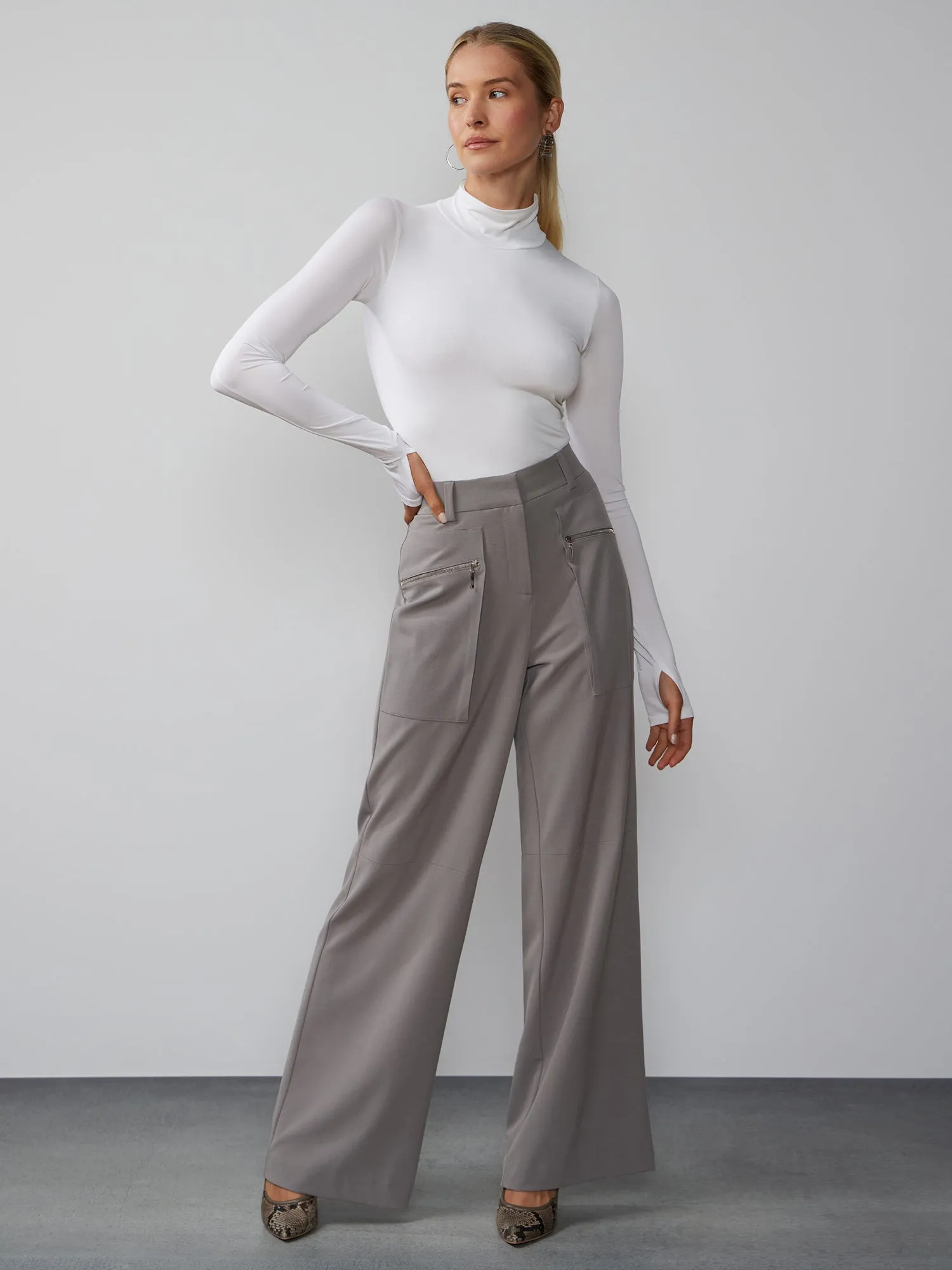 Wide Leg Relaxed Fit Pant