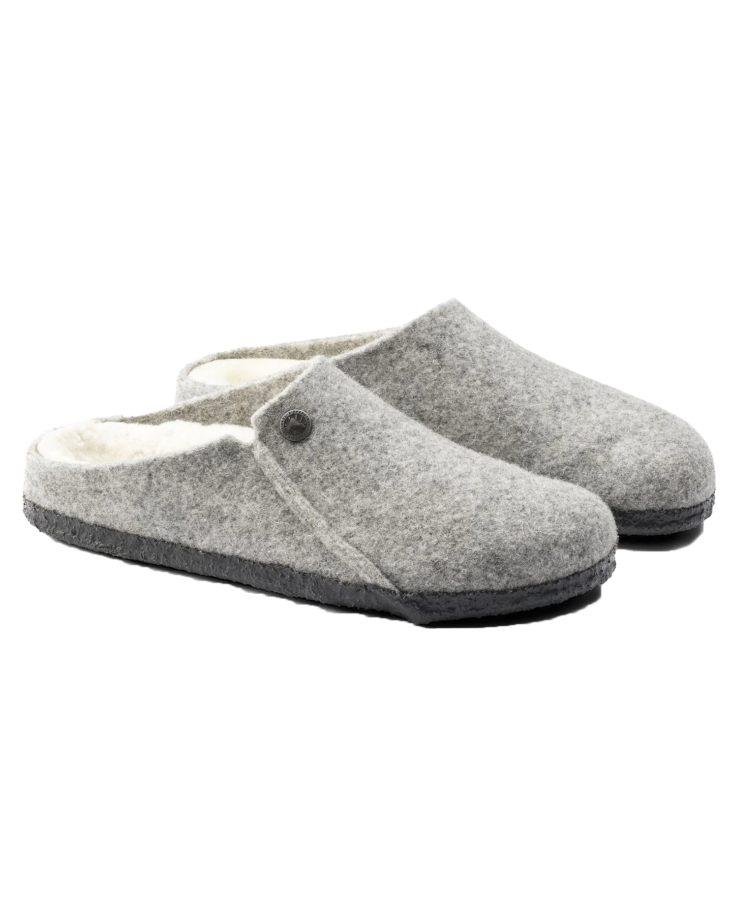 Zermatt Shearling Slipper in Light Grey