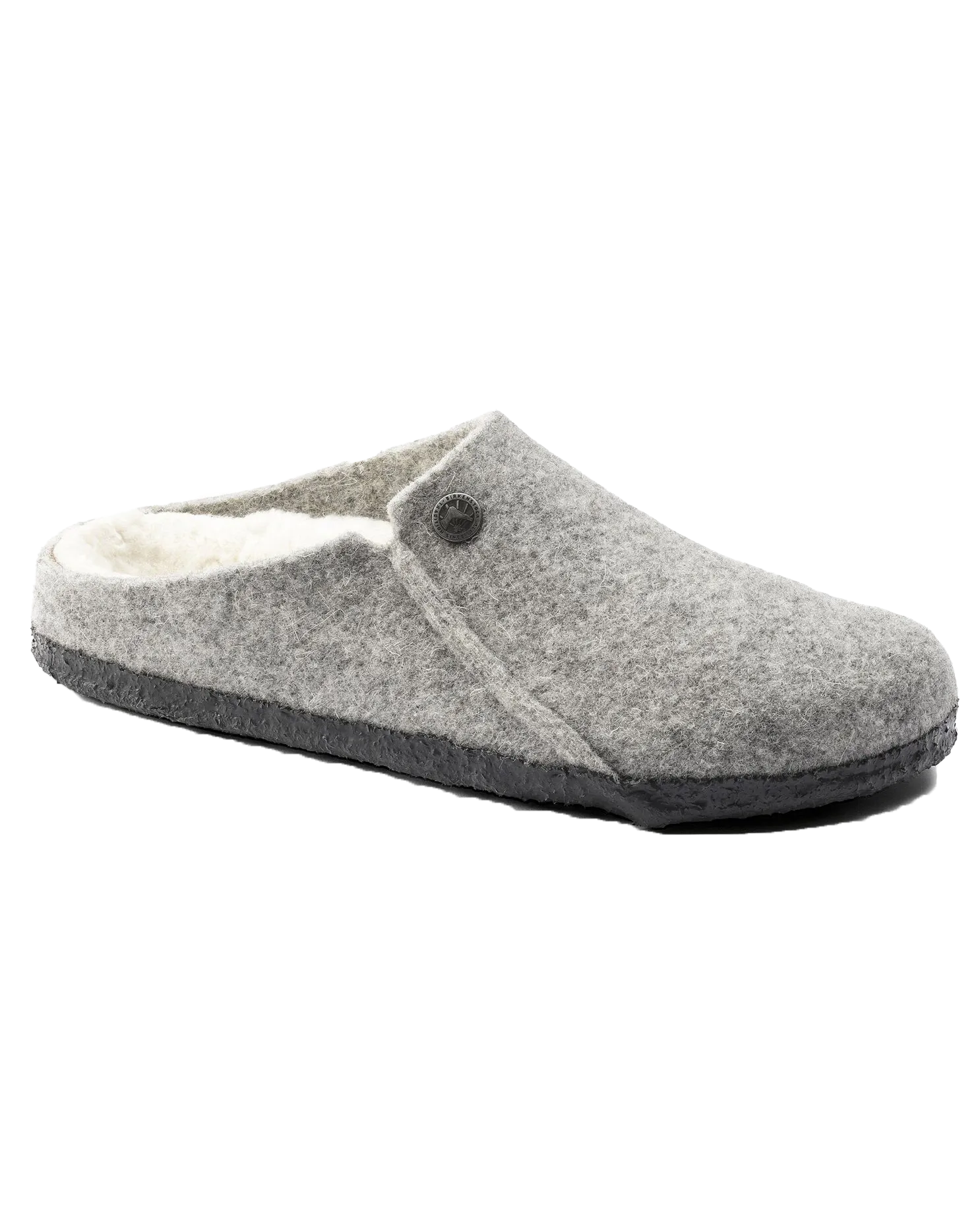 Zermatt Shearling Slipper in Light Grey