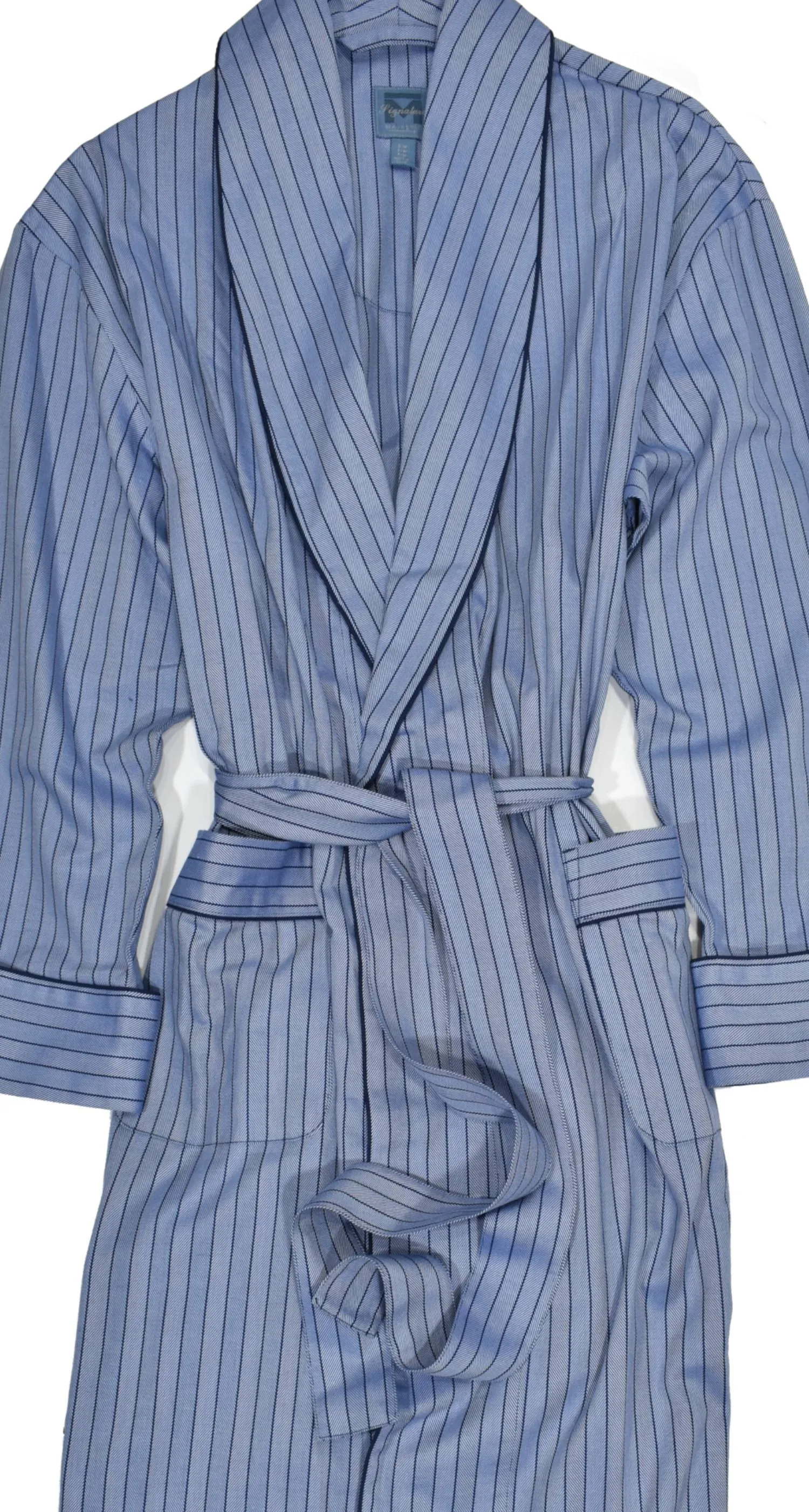 ZM1261R4 Herringbone Stripe Robe